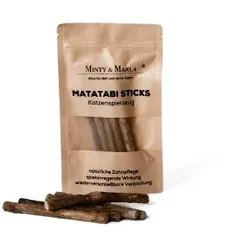 Minty&Marla Matatabi Sticks 5er Pack natürliches Katzenspielzeug