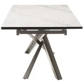 MCA Furniture Tesero 200 x 76 x 95 cm creme marmoriert