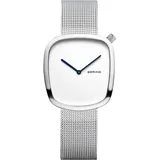 BERING Damen Uhr Quarz Movement - Pebble Collection mit Edelstahl und Saphirglas 18034-XXX Armbandsuhren