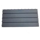 Trendline WPC-Klickfliese schwarz 60 x 30 x 2,1 cm 5 St.