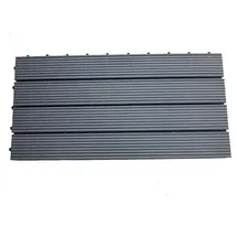 Trendline WPC-Klickfliese schwarz 60 x 30 x 2,1 cm 5 St.
