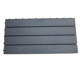 Trendline WPC-Klickfliese schwarz 60 x 30 x 2,1 cm 5 St.