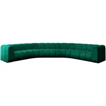 altdecor Wohnlandschaft modulares Sofa Lazro-U1 - 373x373x70 cm Grün