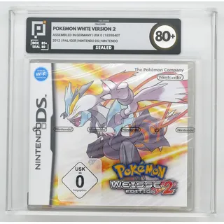 Nintendo DS Pokémon weiss 2 Pixel Grading 80+ pal De FP Sealed Grade