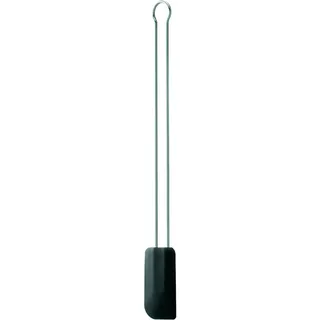Rösle Teigschaber schwarz 26 cm schmal, Edelstahl 18/10, -30°C bis +200°C, Spülmaschinengeeignet
