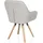 hjh living Dining Stuhl Scandi Soft Polyester weiß