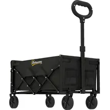 Outsunny Bollerwagen 80L faltbar schwarz