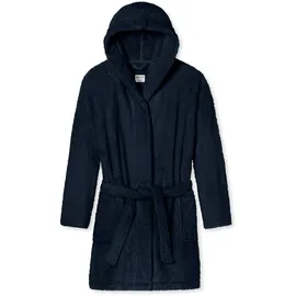 SCHIESSER Morgenmantel Teddy-Fleece Comfort-Fit dunkelblau M