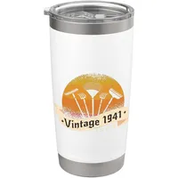 Garten Jahrgang 1941 Geburtstag Gärtnergeräte Gärtner Doppelwandiger Edelstahl-Thermobecher