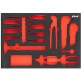 VIGOR Weichschaumeinlage, leer, V5111N-L, L x B x H: 563x 393x 35 mm