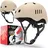 SKATEWIZ Fahrradhelm Skaterhelm für Kinder und Jugendliche Beige S 49-53cm