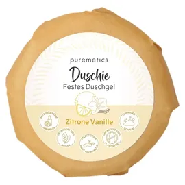 Puremetics Duschie Festes Duschgel Zitrone Vanille 60 g