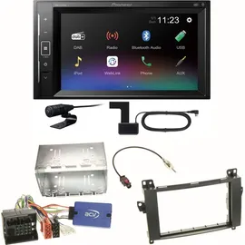 Pioneer DMH-A240DAB DAB+ Bluetooth Einbauset für Mercedes A W169 B Klasse W245