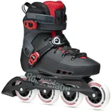 Rollerblade Maxxum XT Inline-skates für Männer, Fitness Inliner, Schwarz/Rot, 43/44