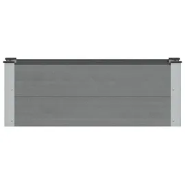 vidaXL Hochbeet 100 x 30 x 36 cm Grau