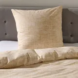 Traumschlaf Sydney Seersucker Beige 160 x 210 cm + 65 x 100 cm