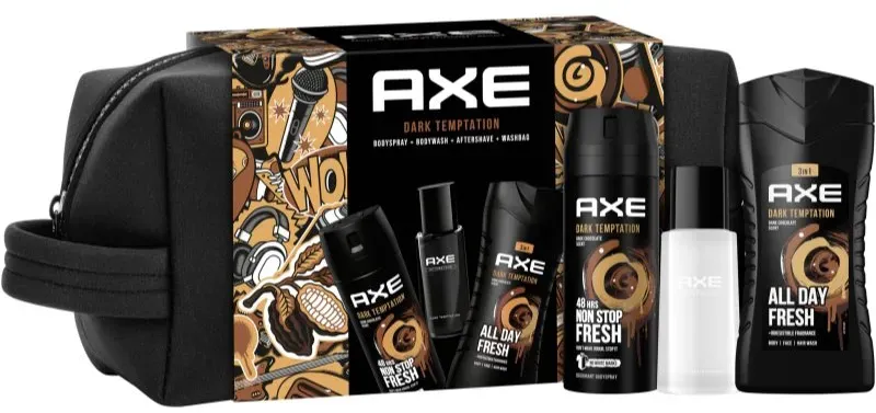 Axe Dark Temptation Dark Chocolate Geschenkset für den Körper für Herren