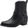 Marco Tozzi Damen Stiefeletten mit Absatz mit Blockabsatz Cowboy, Schwarz (Black), 38 EU