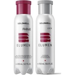 Goldwell Elumen PK@all (pink) + Lock Versieglung Set* Coloration 0,45 l Damen 