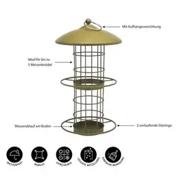 dehner natura premium Meisenknödelsäule Camille, ca. Ø16/H30 cm,