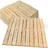 deluke Holzfliese Kiefernholz 95 x 95 cm braun