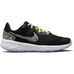 NIKE Kinder Workoutschuhe REVOLUTION 6 NN JP (GS), BLACK/SUMMIT WHITE-LT LEMON TW, 37 1⁄2