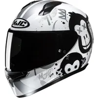 HJC Helmets C10 Geti Schwarz/Weiß/Silber S