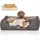 Knuffelwuff Hundebett Outlander M-L 85 x 63 cm grau