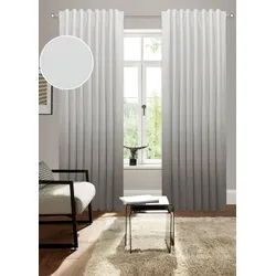 Verdunkelungsvorhang BRUNO BANANI "Clemton" Gr. 4, grau (beige), B:130cm H:245cm, Polyester, Polyester, Gardinen, Verdunkelung, Schutz, Privatsphäre, blickdichter Vorhang, Farbverlauf