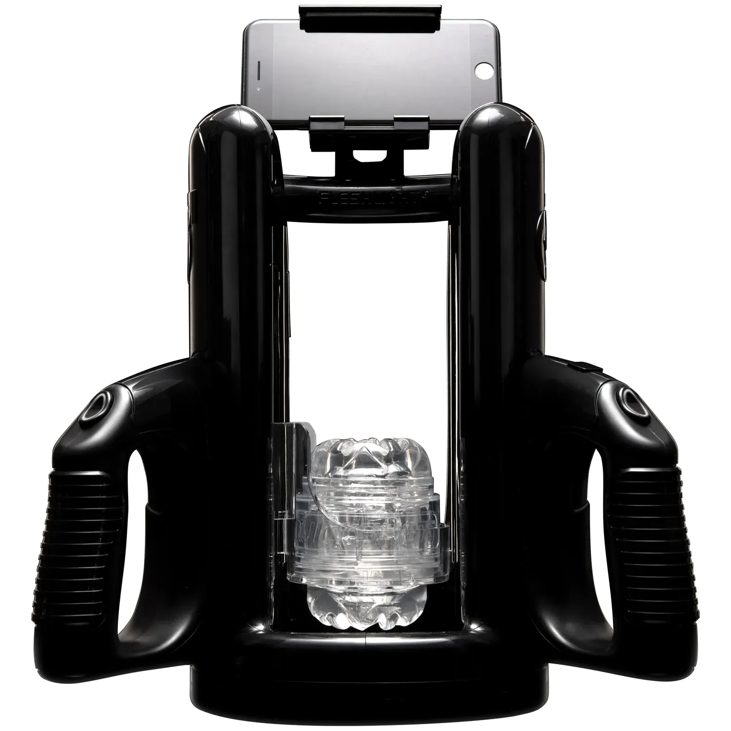 Fleshlight Quickshot Launch mit Smartphone-Halterung - Schwarz