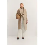 Bugatti Langer Mantel in 40-beige | Gr.: 44