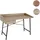 Mendler HWC-J97 Konsolentisch 98x114x60cm beige