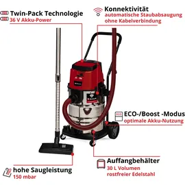 Einhell Professional TP-VC 36/30 S Auto-Solo