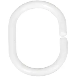 Wenko Duschvorhangringe Weiß