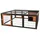 Trixie Freilaufgehege Natura C 150 x 53 x 150 cm schwarz-braun