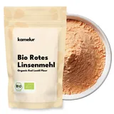 (9,99 EUR/kg) 1kg BIO rotes Linsenmehl ohne Zusätze, rote Linsen Mehl BIO