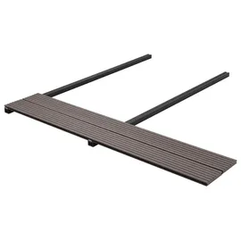 vidaXL Terrassendiele 14 x 220 cm braun