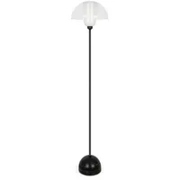 Licht-Erlebnisse Stehlampe NICK Schwarz, Weiß, Metall, Glas, E14 bis