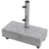 Doppler Balkon Granitsockel 25 mit 4 Rollen