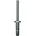 GESIPA Blindniettechnik GmbH MEGA GRIP Blindniete Alu/Alu 6 4 x 20 5 100 Stück