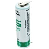 Saft LS14500CNA Lithium Batterie mit 2er Print Kontakten