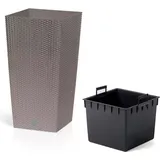 Prosperplast Rato Square 40 x 40 x 75 cm mocca