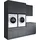 laundreezy Mehrzweckschrank-Set 238 x 68 x 238 cm Grau