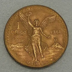 Goldmünze 1oz Libertad 1981 (Mexiko)