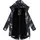 Ragwear Damen, Wintermantel Warmer Parka mit Teddyfell wasserdicht und atmungsaktiv Holstic Print YOUMODO Black Gr. M - M