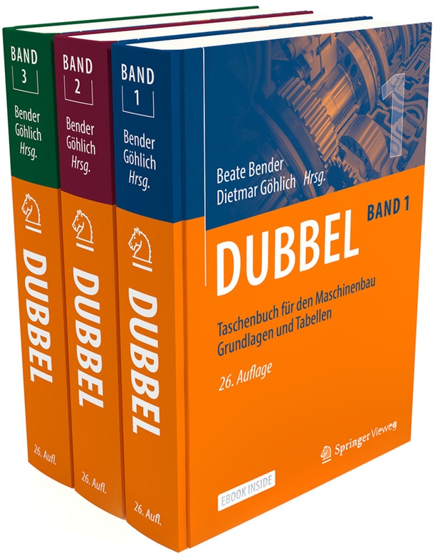 Dubbel Taschenbuch Für Den Maschinenbau, 3 Bde..Bd.1-3, Gebunden