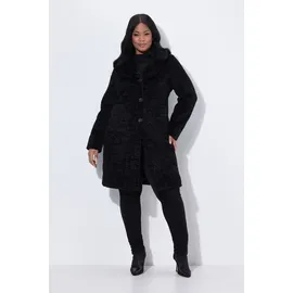 Ulla Popken Wintermantel schwarz M-L