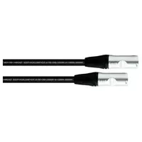 Cordial 15618 RJ45 Netzwerkkabel, Patchkabel CAT 6a SF/UTP 1.00m Schwarz PUR-Mantel 1St.