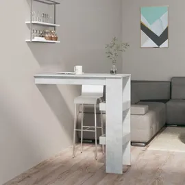 vidaXL Wand-Bartisch 102 x 45 x 103,5 cm Betongrau