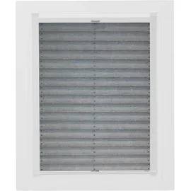 SUNLINES Dachfensterplissee Young Style Energy Saving 97,3 x 121,5 cm grau/weiß
